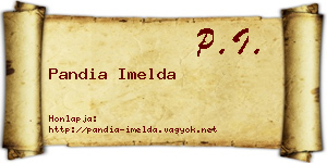 Pandia Imelda névjegykártya